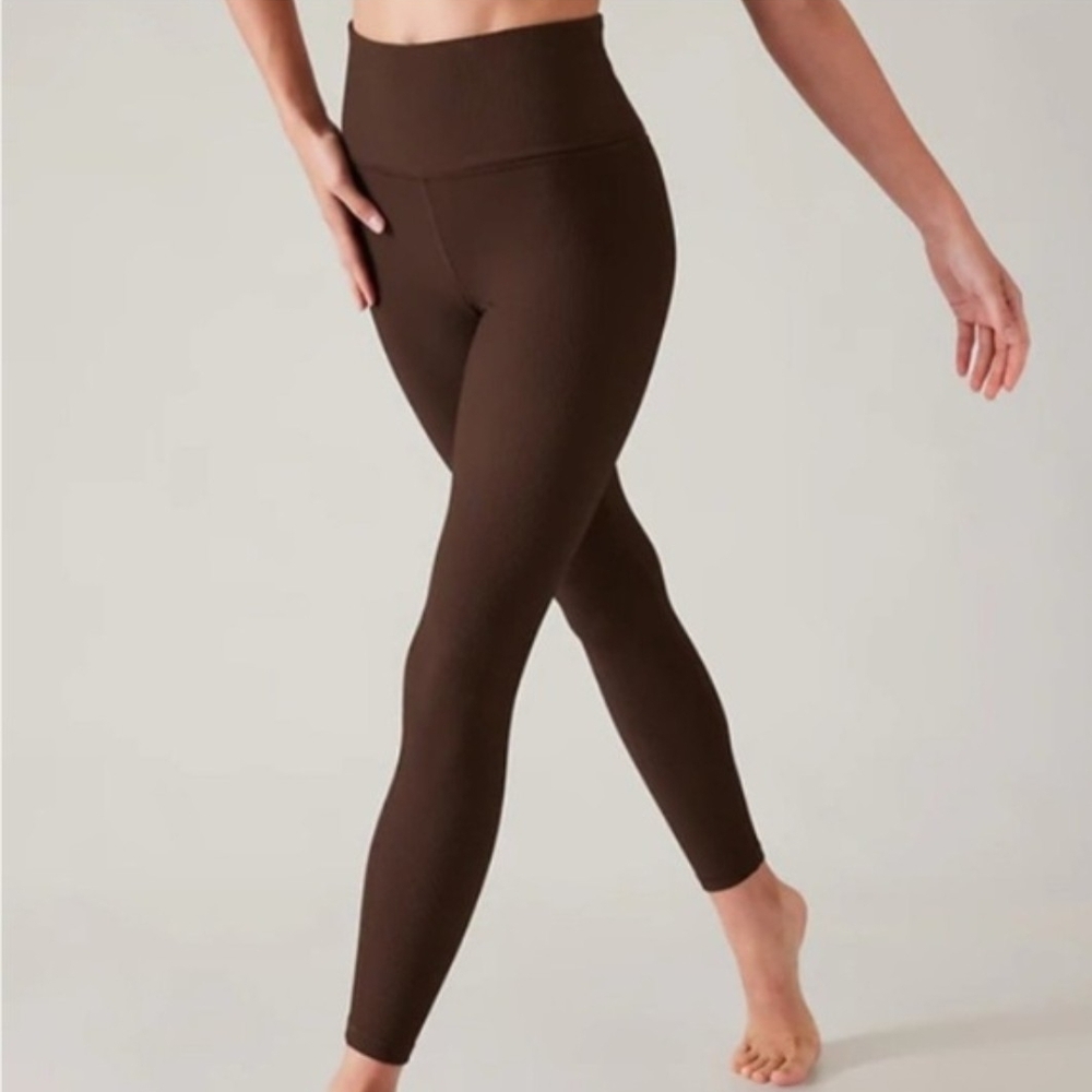 Athleta Elation Ultra High Rise Ribbed Legging